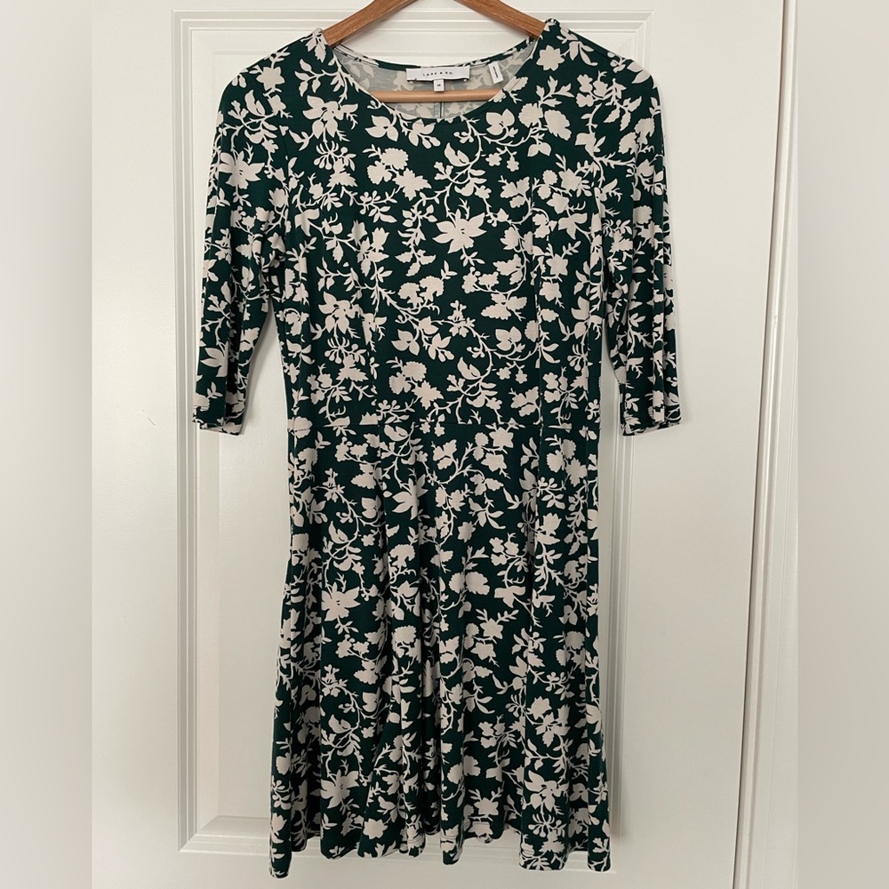 Green Floral Dress